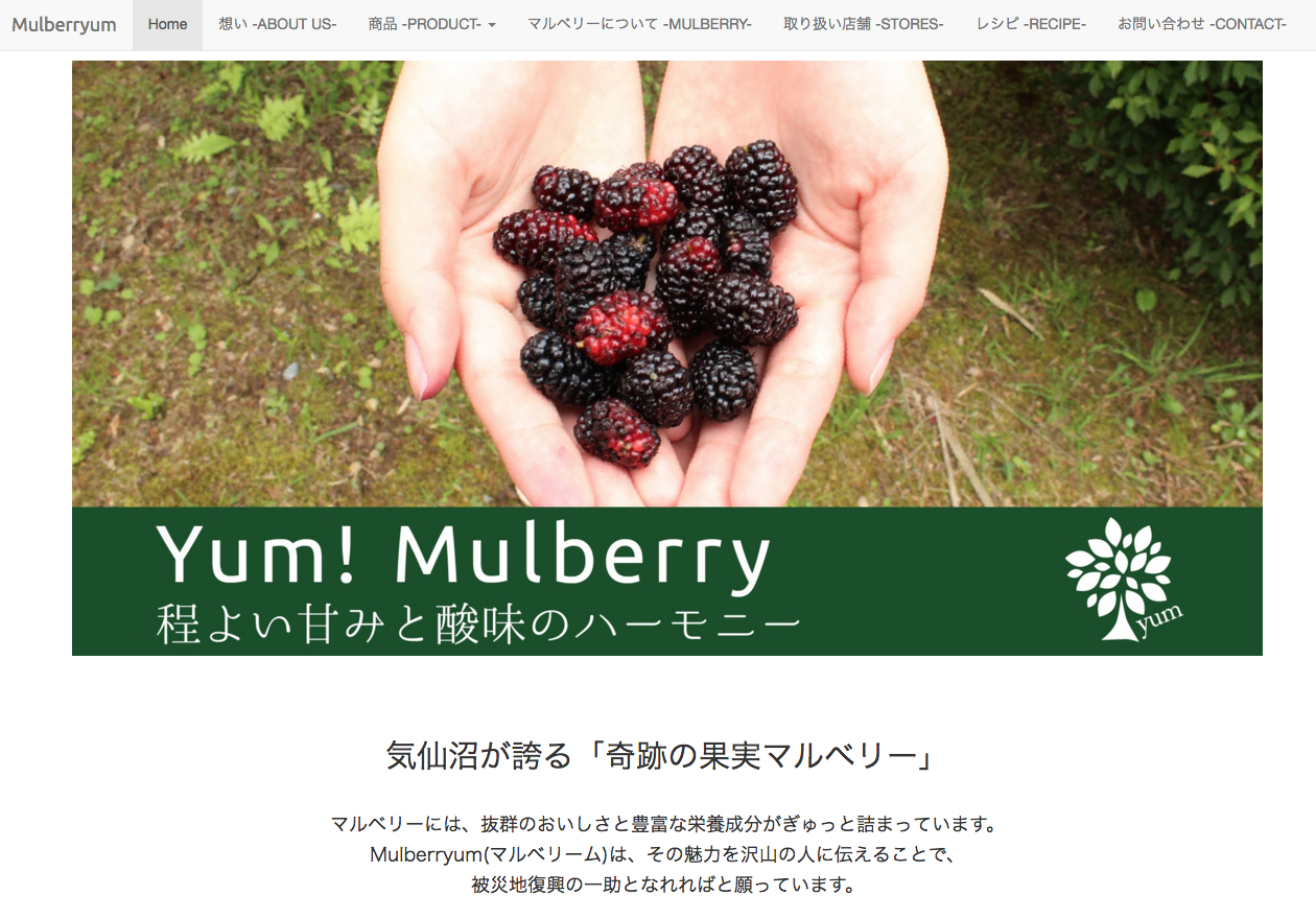 奇跡の果実マルベリー Mulberryum(マルベリーム)